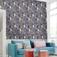 thumbnail image 2 of Vintage Brick Pattern Self-Adhesive Wallpaper Removable Wall Stickers Bedroom Wardrobe Decor, 2 of 5