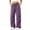 Purple-pant, variant on YFNNUP Women Cargo Pants Quick-Dry Parachute Hiking Pants Lightweight Baggy Pants Casual Outdoor Travel Trouser with Zipper Pockets Black L