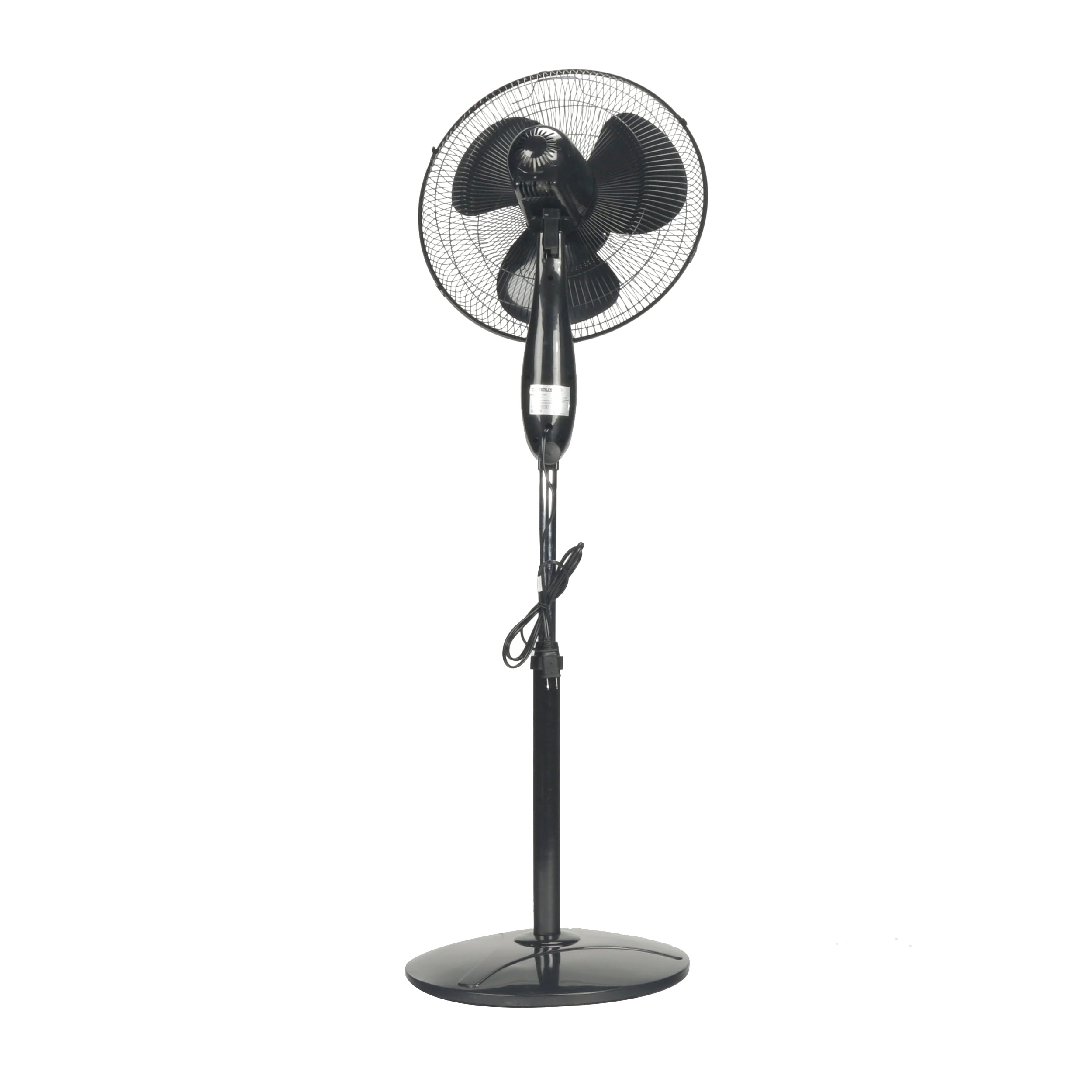 16" Oscillating Stand Fan with Remote Control, White