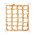 thumbnail image 2 of Hamaca colgante para mascotas, red de cuerda para pájaros, juego, accesorios para jaulas, red de cuerda para escalar ratas, escalera para pájaros, naranja, 2 of 8