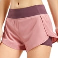 thumbnail image 1 of Hukapapa Pantalones cortos deportivos para mujer Pantalones cortos para correr de secado rápido Forro de tela de malla Pantalones cortos de entrenamiento de tenis de cintura alta Bolsillo con, 1 of 5