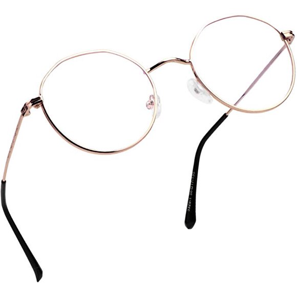 LifeArt Blue Light Blocking Computer Reading Glasses with Transparent Lens for Women/Men