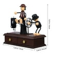thumbnail image 2 of Raindrops Creative Sewing Machine Music Box Vintage Desktop Ornament Artistic, 2 of 8