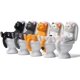 thumbnail image 1 of 5Pcs Mini Toilet Cat Figurines Cat Statue Sitting on Toilet Cartoon Animal Garden Statues Desktop Ornaments Home Decor for Bookshelf Office Home Table Decor, 1 of 5