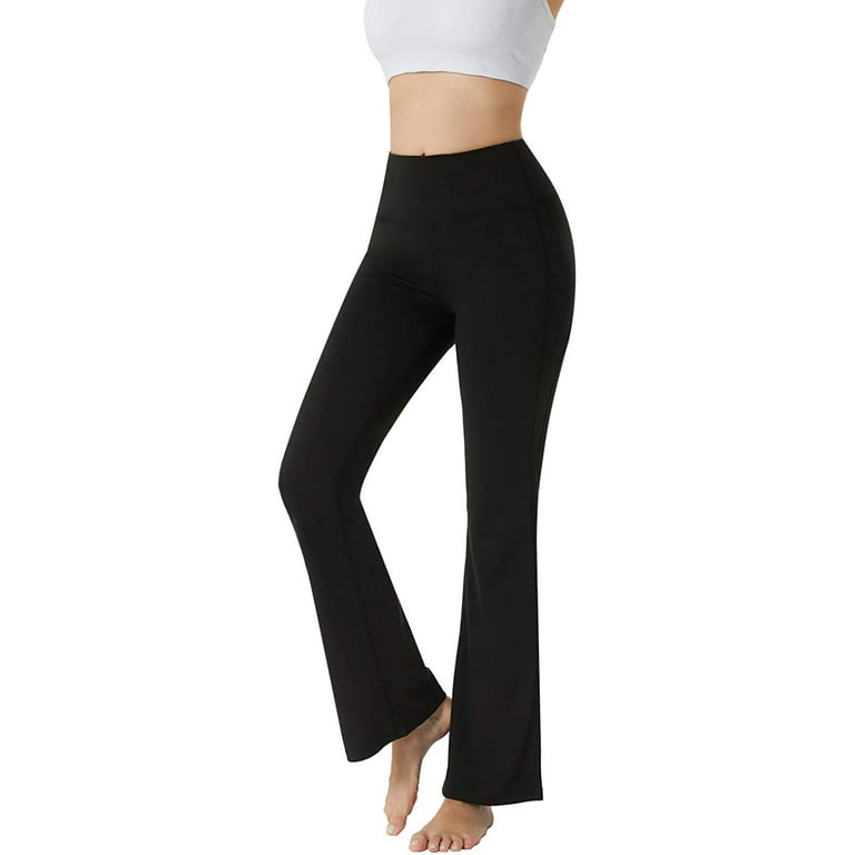 Women's Xersion Performancewear Yoga Pant Flared Black Fitted S