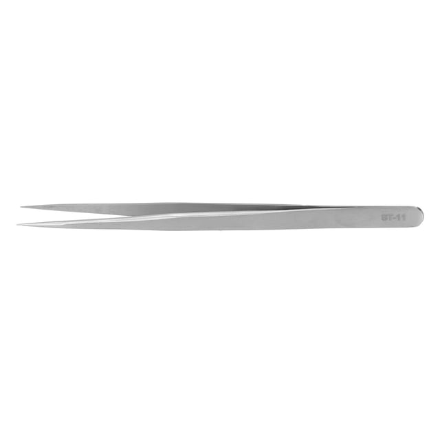 Exquisite Craftsmanship, Anti Static Pointed Head Stainless Steel Eyelash Grafting Clip For Planting Eyelashes ST-11 Fine Handle