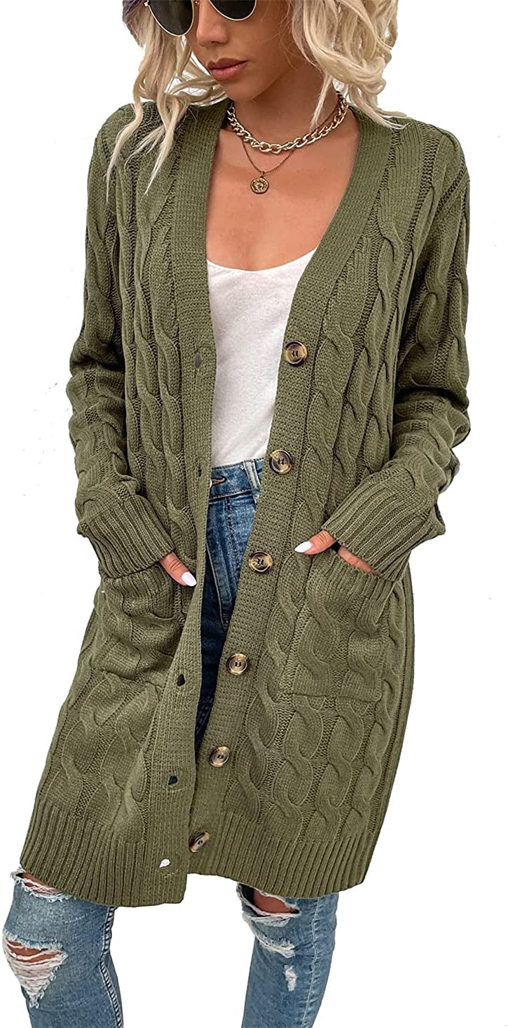 Long Sweater Cardigan Belt