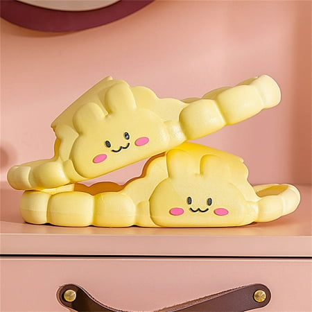 

Loyerfyivos Kid s Slides Girls Boys Non-Slip Thick Sole Slippers Slip on Open Toe Cozy Indoor Outdoor Slippers House Shoes