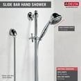 thumbnail image 4 of 7-Spray Premium Slide Bar Hand Shower in Chrome 51708, 4 of 4