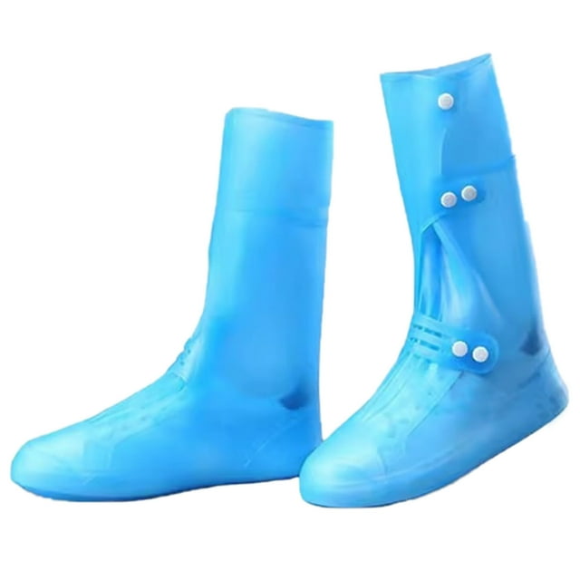 Couvre-chaussures de Camping et Randonnée pour Extérieur Dérive Boue Réutilisable Couvre-chaussures de Pluie pour Adultes Légers Pliables sur-Bottes Silicone Durable Bouclier de Pluie