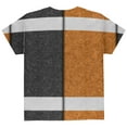 thumbnail image 2 of Fantasy Football Team Orange and Black All Over Youth T Shirt Multi YLG, 2 of 2