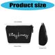 thumbnail image 3 of Portable Makeup Storage Bag Large Capacity Canvas Cosmetic Organiser Travel Toiletries Bag For Daily And Travel Use, 3 of 4