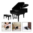 thumbnail image 4 of BRIGHTFUFU Juego de Piano y silla en miniatura, modelo de casa de muñecas, Piano, casa de muñecas, decoración de instrumentos, 1 Juego, 4 of 7