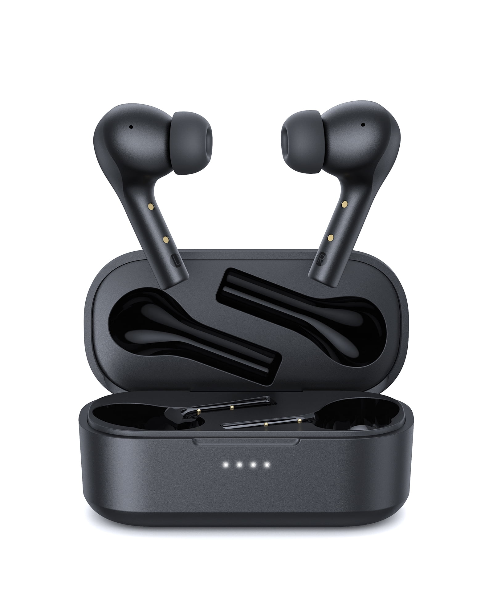 Wireless Earbuds,Bluetooth Earbuds Bluetooth 5.0 Stereo Earbuds IPX6 Waterproof Sport Wireless Headphones Touch Control Bluetooth Headphones 25 Hrs Play Time with Charging Case/Mics 