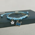 thumbnail image 6 of Hyasfey Girlfriend Bracelet Flower Butterfly Weaving Women Charm Sweet Braided Bracelet Fashion Accessory, 6 of 8