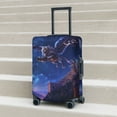 thumbnail image 6 of Pofeuu Starry Sky Wall Flying Tiger Print Luggage Suitcase Cover Protector Luggage Washable Covers Aesthetic for 18/24/28/32 inch Luggage（No luggage included）-Medium, 6 of 7