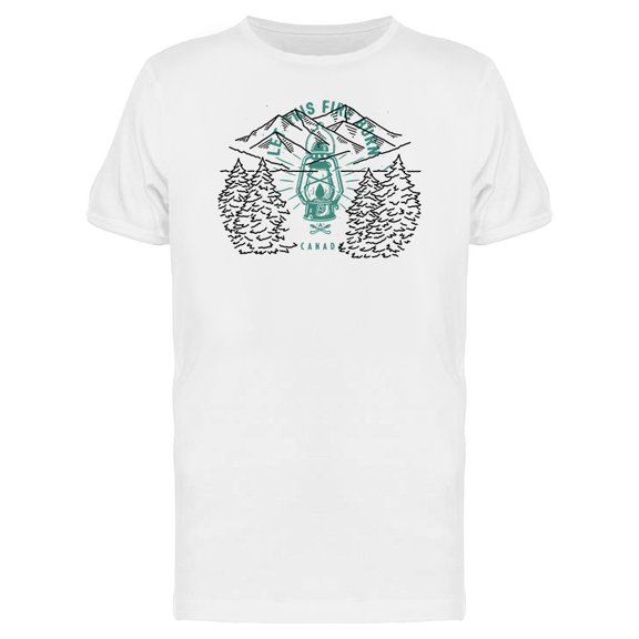 Camp Lets This Fire Burn Canada Tee Men's -Image by Shutterstock