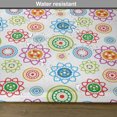 thumbnail image 6 of Ambesonne Modern Place Mats Set of 4, Colorful Flower Style Circle, Standard Size, Multicolor, 6 of 6
