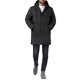 thumbnail image 2 of Chaqueta acolchada con capucha INSPIRE CHIC para hombre, abrigo de invierno de longitud media, con cremallera, acolchado y forrado, 2XL, negro, 2 of 6