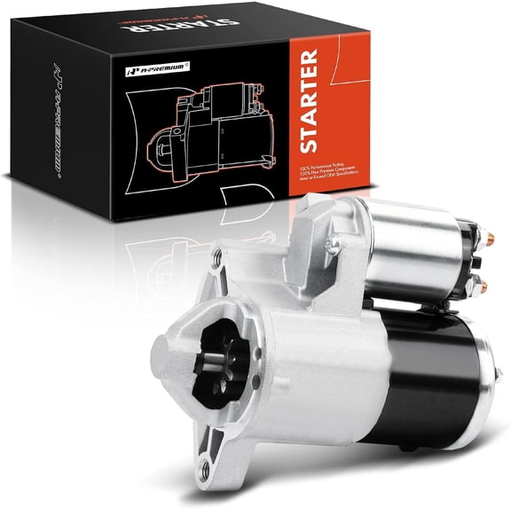 A-Premium Starter Motor Compatible with Jeep Liberty 2006-2007 V6 3.7L, Commander 2006-2009 V8 4.7L, Grand Cherokee 2005-2009 V8 4.7L, 12V 1.2KW 10-Tooth Clockwise, Replace# 56044735AB, M000T31572