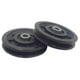 thumbnail image 3 of 8 Pcs 90mm Pulley Rollers with Bearing, Nylon Gym Fitness Equipment Replacement Parts, 3 of 4