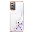 thumbnail image 2 of TECH CIRCLE Stylish Case for Samsung Galaxy Note 20 Ultra (6.9") - Premium TPU/PU Leather Phone Case [Built-in Wallet Feature] Lightweight Cute Marble Durable Cover, White, 2 of 6