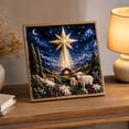 thumbnail image 4 of 3D Christian Fabric Poke Art Kit, Christmas Fabric Poke Art Kit for Adults With Pre-Cut Squares,Embroidery Jesus Nativity Scene Religious DIY Craft Kit for Christian, 4 of 7