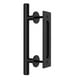 thumbnail image 1 of Herrajes para puertas corredizas de granero de 30 cm, con tirador de dedo empotrado, kit de tirador y tirador empotrado para puertas de granero de garaje y gabinetes., 1 of 5