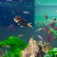 thumbnail image 2 of Unique Bargains Diver Aquarium Decorations Floating Diver Fish Tank Decorations Fun Floating Fish Decor Black 1 Set, 2 of 7