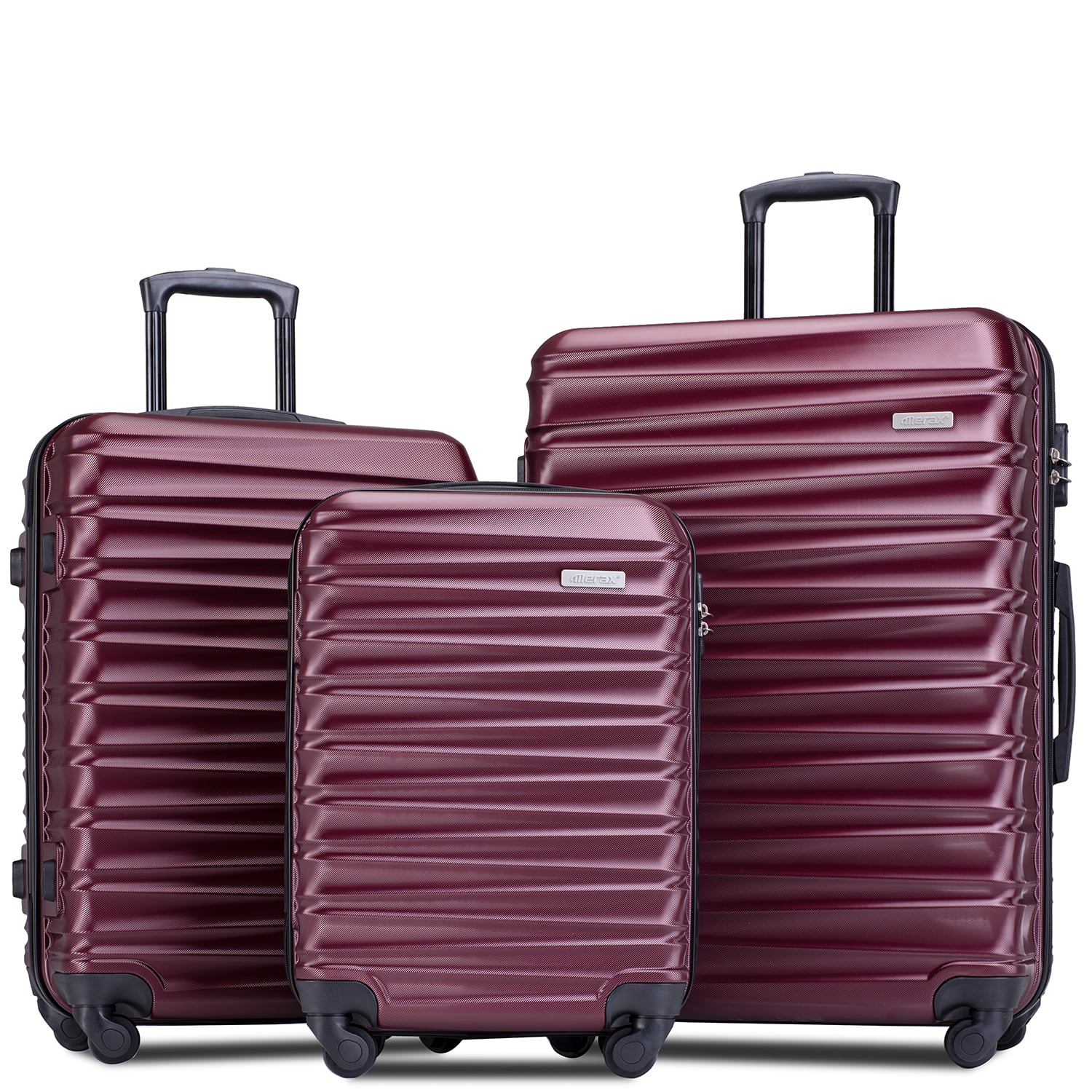 Urhomepro - 20&quot; 24&quot; 28&quot; Carry on Luggage with Spinner Wheels on Clearance, 360 Degree Rotation ...