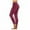 Wine, variant on Timegard Yoga Pants for Women Elastic Waisted Slim Athletic Gym Leggings Bottom Workout Running Trousers