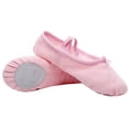 thumbnail image 1 of 1 par de zapatillas de ballet ligeras, antideslizantes, con cordón elástico y para yoga, talla 22 (rosa), 1 of 7