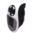 thumbnail image 1 of Calentador compacto TANGJMXG de pared Termostato ajustable Pantalla digital LED Silencioso Cerámica 2 velocidades Control remoto 400 Watts Blanco, 1 of 5