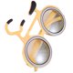 thumbnail image 3 of KAKOWELY par de gafas de fiesta novedosas con marco, divertidas gafas, accesorios para fotos, disfraz, decoración, 3 of 5