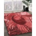 thumbnail image 2 of Ahgly Company Indoor Rectangle Patterned Bean Red Area Rugs, 2' x 3', 2 of 6