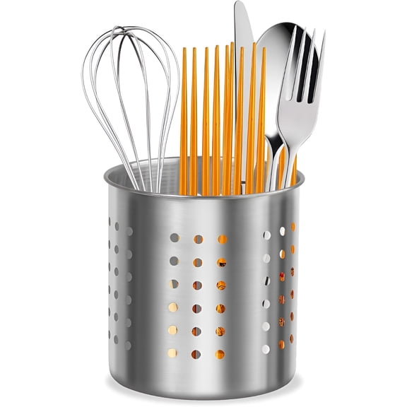 ACDANC Stainless Steel Kitchen Utensil Holder, Flatware