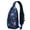 Beige-10, variant on Starry Night and Abstract Sling Backpack with Boho Watercolor Pattern – Rainbow Gradient Geometric Travel Daypack with Breathable Back, Zipper Pockets, and Comfortable Fit