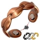 thumbnail image 5 of BEMS-1pcs Anillo de cobre magnético Mujeres / Hombres Ajustable Saludable (Negro), 5 of 5