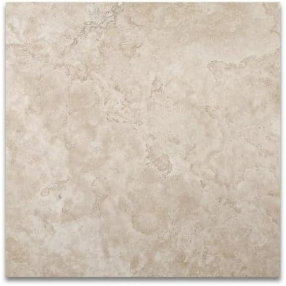 Durango Cream Travertine 18 X 18 Filled and Honed Tile