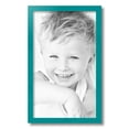 thumbnail image 2 of ArtToFrames 12" x 20" Aqua Picture Frame, 12x20 inch Green Wood Poster Frame (WOM-4428), 2 of 8