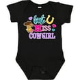 thumbnail image 3 of Inktastic Little Miss Cowgirl with Boots and Horseshoe Girls Baby Bodysuit, 3 of 5