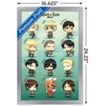 thumbnail image 3 of Attack on Titan - Chibi Characters Wall Poster, 14.725" x 22.375", Framed, 3 of 5