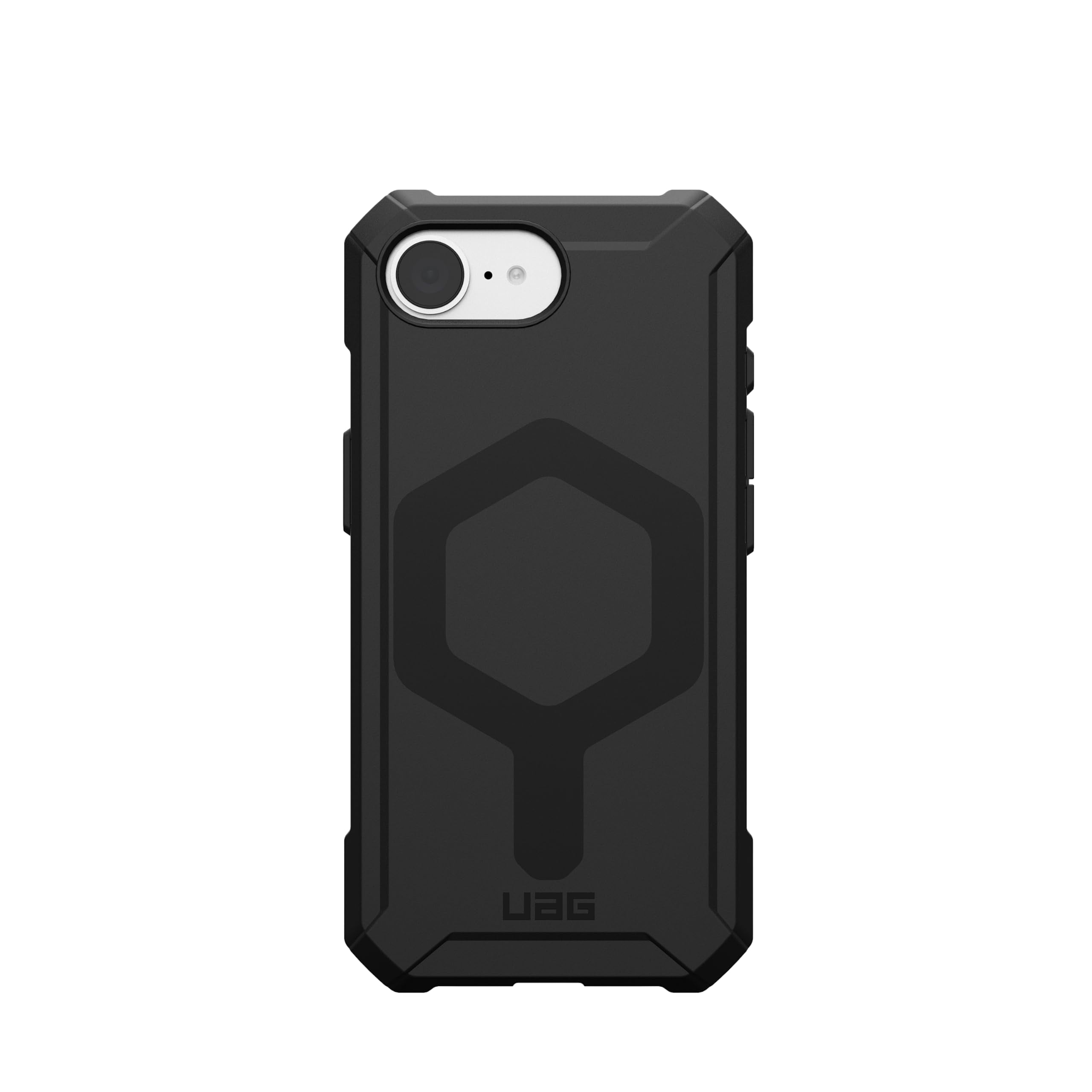 UAG iPhone 17e / iPhone 16e Case Essential Armor - Compatible with MagSafe Rugged Military Grade Drop Proof Military Grade Drop Proof Protective Cover, Opaque Black