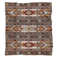 thumbnail image 5 of Boho Sherpa Flannel Throw Blanket 50x60 inches - Comfortably Soft Blanket for Child Man Vintage Plush Bed Blanket Perfect for Bed Couch Sofa Office Camping - Colorful Stripes, 5 of 5