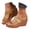 Khaki, variant on Womens Leather Wedge Slides Summer Cork Footbed Non Slip Sandals Ladies High Wedges Casual Shoes for Vacation 8 Brown