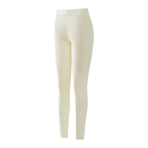 Conjunto de ropa interior térmica de poliéster para mujer, ropa interior ajustada de color liso, a la moda de invierno, para mantener el calor