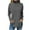 Gray, variant on DianGeFu Womens Tee with Long Sleeves $15,Women's Off Shoulder Sleeves Long Sleeve Printed High Neck Top T-shirt,Purple,L