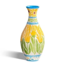 ROKR 3D Puzzle Vase with 160 3D Jigsaw Puzzle Pieces, Summer Blossoms Sunset Mosaic Building Block Toy for Adult, Christmas Birthday Gifts,for Housewarming Flower Arrangements & Home Decoration