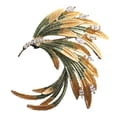 thumbnail image 4 of Broche de Fénix para mujer, broche para vestido, broche de fiesta, joyería de moda de estilo chino Amarillo jinwen Broche de mujer, 4 of 8