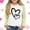 Brown, variant on ITSAME Long Sleeve Shirts For Girls, Heart Graphic Crewneck Casual Comfortable Pullover Top Pink 12-13T